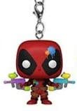 FunkoPop! Keychain - Paintball Deadpool, Multicolor