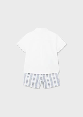 Conjunto de bermuda de lino de vestir Mayoral: alta costura infantil para bebé 7