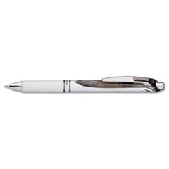 Bolígrafo Pentel retractil punta metal 0.7mm negro