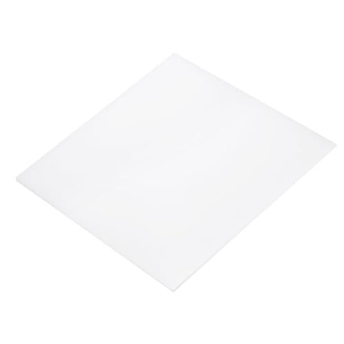 Image of DMiotech 10 x 10 x 0.1 Inch Plastic UHMW Sheets, Ultra High Molecular Weight Polyethylene, Opaque White Polyethylene Board for Automotive, Chemical, Manufacturing, DIY Home Kitchen