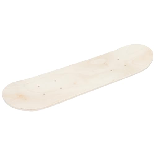 Totority Blank Skateboard Deck for Double Sided Unfinished for Creative Painting for Beginners Hands Fun