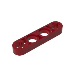 32449 Hole Arm Plate Technic Beam 1x4 Thin 50 Pieces GDS-690 Compatible with Lego Building Blocks Color:Dark Red