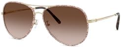 Tory Burch Women's Eleanor Pilot Sunglasses