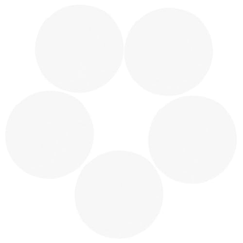 DECORNIJIA 5個シリコン蒸し器マット 耐熱非粘着 形 直径 再利用可能 点心 餃子用メッシュパッド