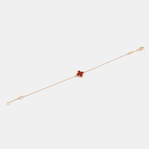 Image of Lucky Charm Clover Bracelet for Women | 925 Sterling Silver with 18K Gold Plating | Adjustable & Anti-Tarnish | Stylish Designer-Inspired Jewelry