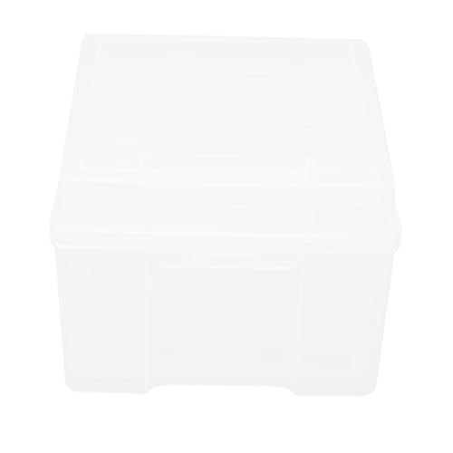 BELLIFFY 1 Set Boxes Photo Storage Box Photo Keeper Photo Container Photo Storage Organizer Photo Craft Organizer Picture Storage Containers Photo Case Photo and Craft Keepe Plastic