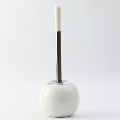 Brosse de toilette en céramique CFWSHJ design blanc et noir pour salle de bain