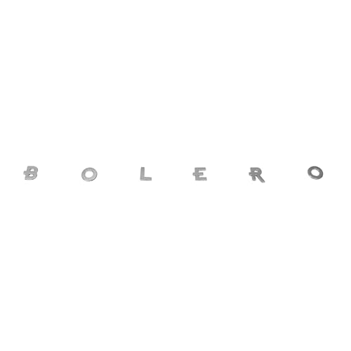 Image of Bolero Self Adhesive | Metal Sticker Logo Badge 3D Emblem Car Sticker