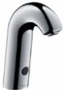 Hansgrohe Water-Saving Commercial Steel-Finish Electronic Faucet