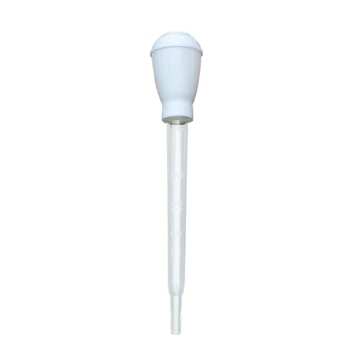 30ML Poires à Sauce et Caoutchouc, Poire à Jus Pipette Cuisine Aiguille d'Injection pour Cuisson BBQ Nettoyage Facile (#D)