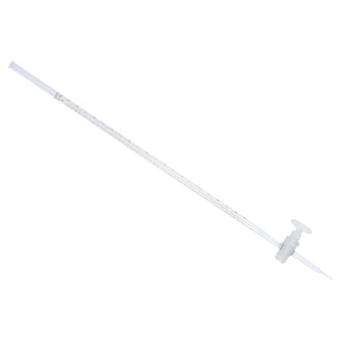Bureta de vidrio de 25 ml ideal para experimentos de alumnos