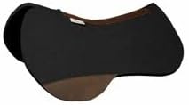 5 Star Equine "The Extreme Barrel Racer Western Horse Contoured Saddle Pad 30.5”x30” – Black, 7/8”