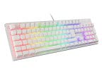 Teclado Gaming GENESIS Thor 303 RGB Blanco MECANICO Brown Switch Cover