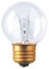 Bulbrite 311225-50PK - 25W - G16.5 - Medium Base - 125V - 2600K - 2,500Hrs - Clear - Incandescent Globe Light Bulbs