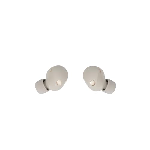 Image of Sony WF-1000XM5 True Wireless Noise Canceling Earbuds (Silver) Hi-Res Audio, Bluetooth 5.3, Adaptive ANC, Built-in Microphone with Goby Labs Cleaner and Microfiber Cloth Bundle