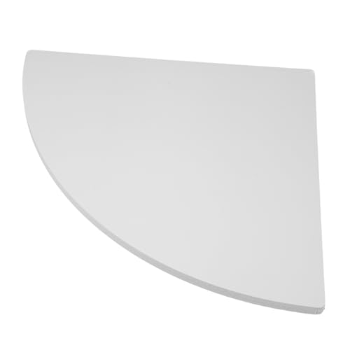 MOTHNUR Estante de Esquina de Pared Forma de Abanico Blanco Soporte Triangular para Almacenamiento Cocina Dormitorio y Oficina
