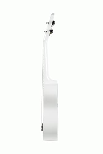 Ashton UKE110WH Ukulélé soprano avec housse (Blanc) - Les Beatles, Paul McCartney, John Lennon, RIngo Starr, George Harrison Ashton UKE110WH Ukulélé soprano avec housse (Blanc) – Image 5