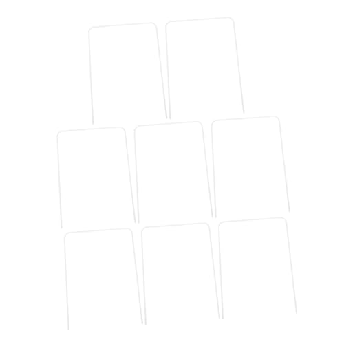 OHPHCALL Lawn Game Accessories Croquet Metal Goal Hoops Easy to Carry Wire Football Goal Set