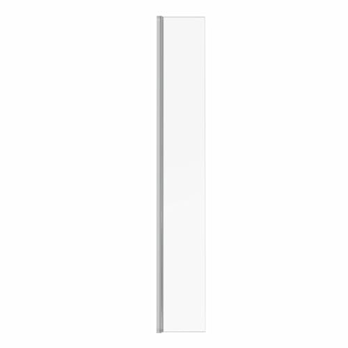 NRG 300 x 1950mm Wet Room Return Panel for Bathroom Shower Enclosures Glass Chrome Framed