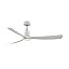 Matte White/Brushed Satin Brass with Matte White Blades