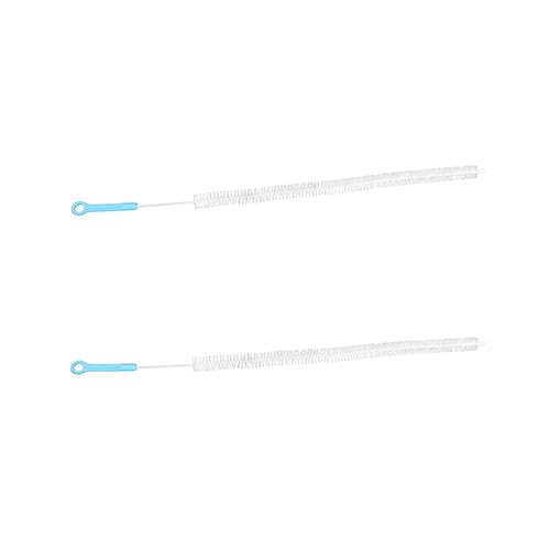 FOYTOKI 2Piezas Herramientas de Limpieza de Drenajes Cepillo Flexible para Desatascar Fregaderos y Lavabos para Eliminar Obstrucciones de Cabello y Suciedad Baños y Cocinas