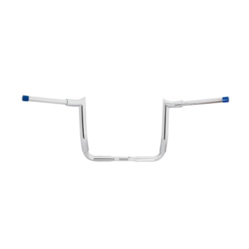 TUORUIQP 2011-2025 Three-Wheel Motorcycle Handlebar for Harley-Davidson 1.5-inch Goat Horn Handlebar 12-inch Height Chrome Plated (Black, For 2024-2025) by TUORUIQP - Used condition - US$91.55
