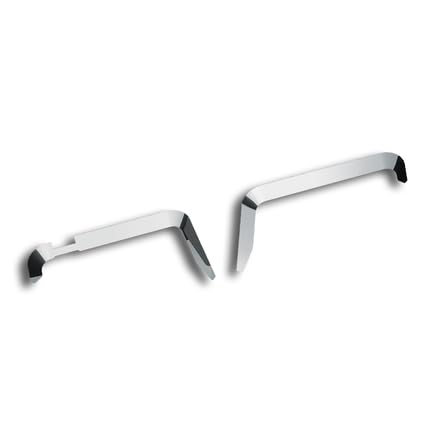 United Pacific 29112 - Door Window Shade - Ss Door Window Shade For All Kw Trucks With Daylight Doors And Passenger Side