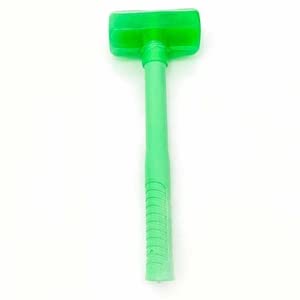 HEAVY DUTY GREEN DEAD BLOW HAMMER, RUBBER HAMMER, MARBLE/TILE HAMMER MEDIUM SIZE