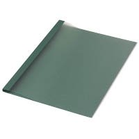 Dossiers à reliure thermique en lin mat LMG avec trous de classement 6 mm x50