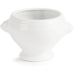 Cazuelitas Individuales Olympia W442 - Cuenco para Sopa Cabeza de León, color Blanco, Pack de 6