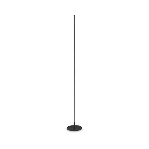 Lampada da terra Ideal Lux lampadaire design nero per soggiorno e camera
