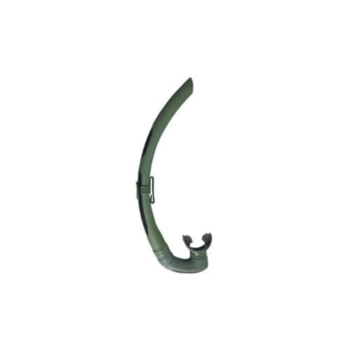 Mares Dual Snorkel for Spearfishing and Freediving, Green