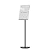 Floor Standing Poster Stand, Heavy Duty Multi-Purpose Advertising Display, Adjustable Banner Stand for Office & Hotel