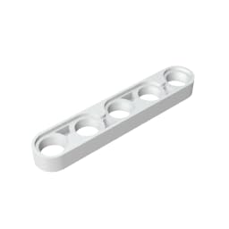 XYEIUGO GDS-693 32017 Technic Beam 1x5 Thin, Milky White, 50 PCS — image 1