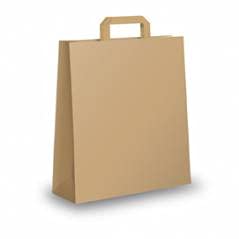 shoppers takeway 26+18x26 sacchetto ideale per asporto ristoranti e pub delivery food (26+18x26)