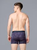 Image of TECHNOSPORT Men's Colorblock Trunks Underwear with ElastoLITE 4 Way Stretch Lightweight Breathable Moisture Wicking Soft Anti Odour Anti Microbial Comfort Fit Boxer Briefs Innerwear for Men