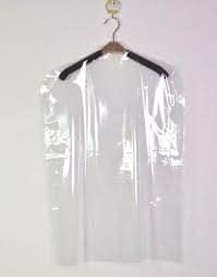 50 Polythene Garment Covers Dry Cleaner Bags 24" x 38"