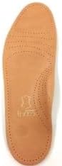 Tacco Deluxe | Natural Leather Orthotic Arch Supports | Color Natural | Mens and Womens | Womens 5