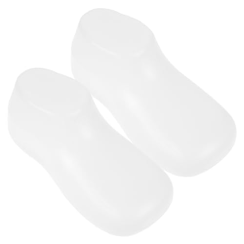 Holibanna 1 Pair Foot Mold Shoe Shaper Foot Dummies Soft Foot Model Mannequin Babies Protector Born Feet Shoes Shoe Insert Shoes Plastic White