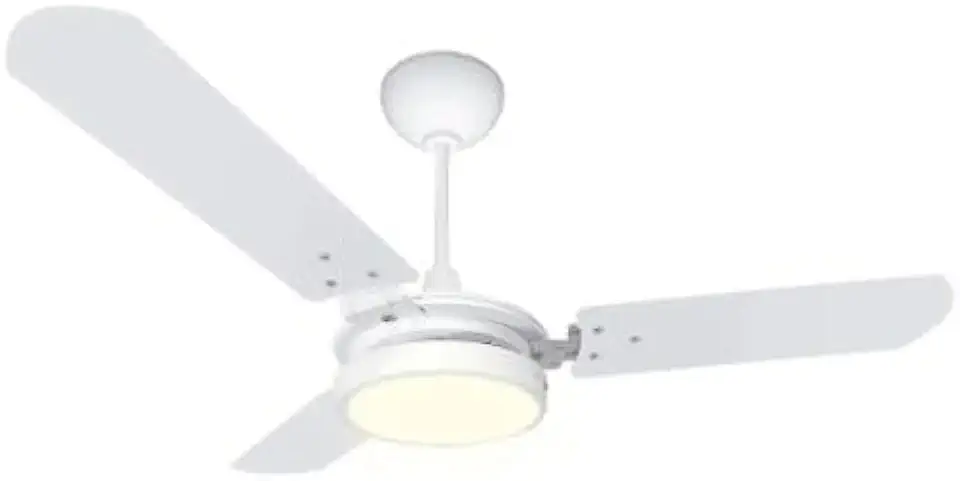 VENTILADOR DE TETO VALEN COM LED BRANCO QUENTE MOTOR GRANDE POTENTE (127, Volts)