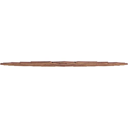 Image of Ekena Millwork 24 inchOD x 8 1 /2 inchID x 3 /8 inchT Augustus Wood Fretwork Pierced Ceiling Medallion, Walnut