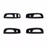 Kit 4 Puxador Interno Da Porta Gol G5 Vidro Eletrico Preto