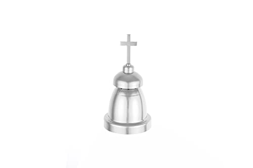 Cemetery Light Candle Holder,Cemetery Decorations For Grave,Grave Markers For Cemetery For Humans,Cemetery Decorations For Grave,Silver Blue #TOP2
