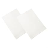 Lot de 2 joints de porte de poêle - 210 mm x 145 mm x 2 mm - Résistant à la chaleur jusqu'à 1260 °C - Feuille de fibre de céramique pour réparation de cheminée