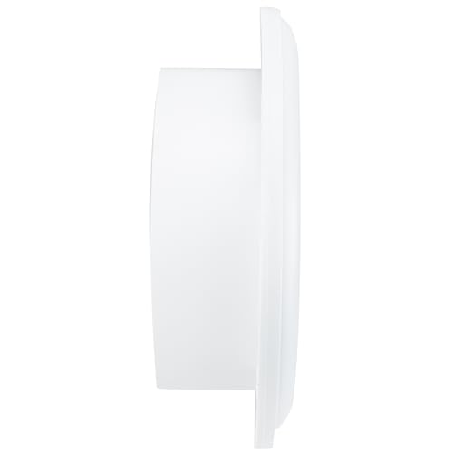 RecPro RV 6.5\" Ceiling Vent | Polar White Low-Profile Air Vent Cover | Snap-On Design Improves Airflow & Circulation | Durable Plastic Interior Vent for RVs, Campers, Trailers, Motorhomes (10)