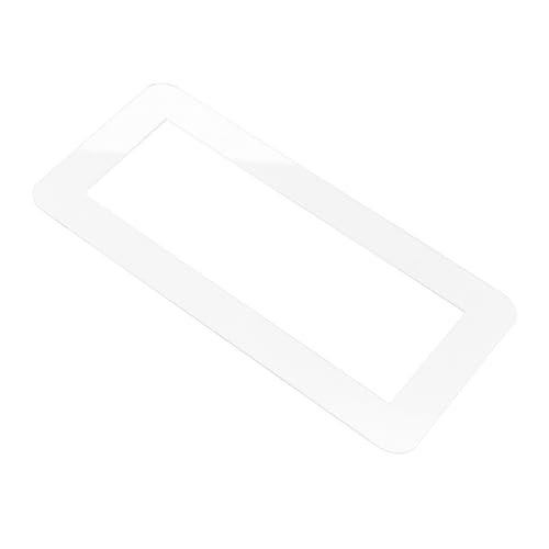Cubierta de interruptor PRETYZOOM transparente acrílica autoadhesiva de 3 bandas 2