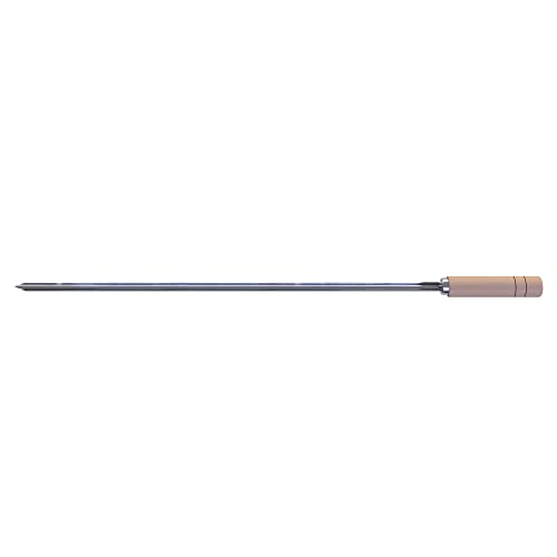 Espeto Simples para Churrasco,75 cm Niquelado, Stolf