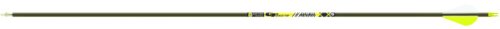 Gold Tip PRO55A26 Pro Hunter Shaft with 55/75 Vane, Pack of 6, Black