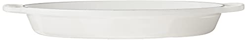 Le Creuset Enameled Cast Iron Signature Oval Baker, 3 Qt., White #TOP1