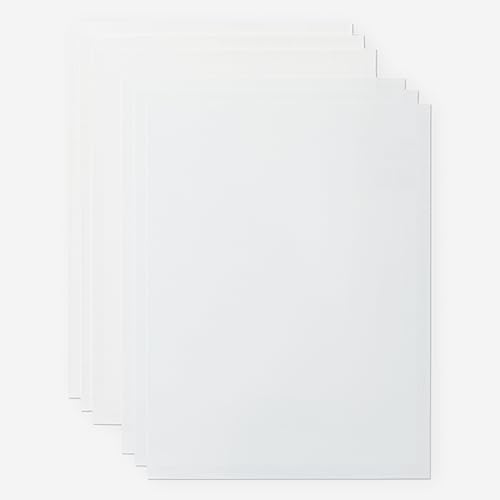 Cricut Waterproof Sticker Set - US Letter (6 ct), White